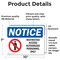 Signmission Restricted Access Authorized Sign, Vinyl Decal, 10in W x 7in L, 2PK OS-2PACK-NS-D-710-L-18065 - alternate 3